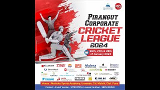 FINAL DAY  PIRANGUT CORPORATE CRICKET LEAGUE  2024  PUNE [upl. by Atig]