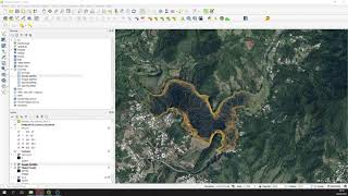 Como realizar un mapa batimétrico de lago con QGIS  Tutorial [upl. by Mehala281]