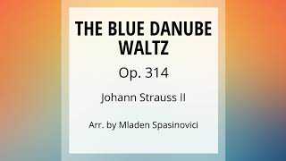 The Blue Danube Waltz string quartet  Johann Strauss II [upl. by Cohdwell]