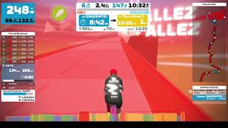 Zwift Segment Climb Portal  Cote de Pike [upl. by Aneerbas]