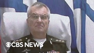 Russian commander who Ukraine claimed was killed is seen on state TV [upl. by Eeltrebor]