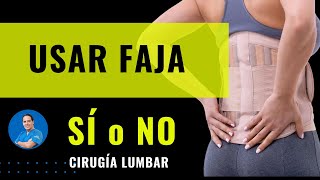 DEBES O NO USAR FAJA LUEGO DE CIRUGÍA [upl. by Horacio]