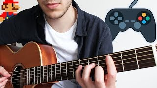 5 Video Game Songs to play on Guitar FINGERSTYLE [upl. by Yruj]