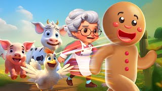 Gingerbread Man  Bedtime Stories for Toddlers  Kids Videos [upl. by Dirgni398]