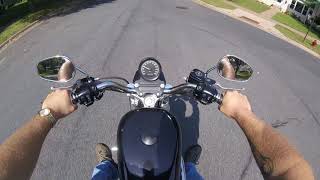 Harley Davidson Sportster 883 Review [upl. by Higbee]