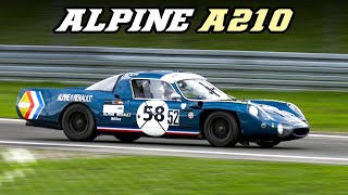 1967 Renault Alpine A210 racing at the Nürburgring and Zolder [upl. by Accissej768]