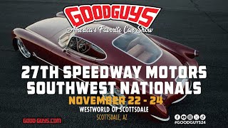 Get Ticket for the Goodguys 27th Speedway Motors Southwest Nationals [upl. by Wallford]