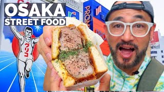 NEW MustTry Street Food in Osaka Japan [upl. by Sheelah]