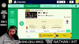 99 NoSkip Endless ExpertChat vs Pat  Family Friendly Super Mario Maker 2  Nintendo Switch [upl. by Ahsikan]