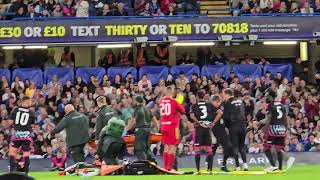 Soccer Aid 2024  Usain Bolt being stretchered off the pitch during the second half of the match [upl. by Aiuqcaj573]