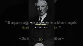 John D Rockefellera katılıyor musunuz❓basarı girisim girisimci girişimcikafası maskülen [upl. by Myrah]