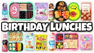 School Lunch TAKEOVER 🎂 Lilys Birthday Lunches  Bunches of Lunches [upl. by Nyroc]