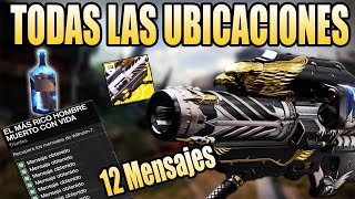 TODOS los MENSAJES de Wilhelm7  Ubicación 12 Mensajes Diseño Hraesveglur Destiny 2 Temporada 15 [upl. by Misty]