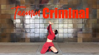 TAEMIN  CRIMINAL Dance Cover by India Ching [upl. by Rahcir]