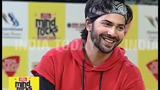 How To Be A Star  Varun Dhawan Exclusive At India Today Mind Rocks 2017 [upl. by Harmonie]