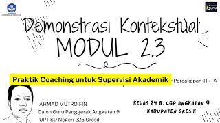 CGP A9Demonstrasi Kontekstual editModul 2323a6 [upl. by Kuhn]