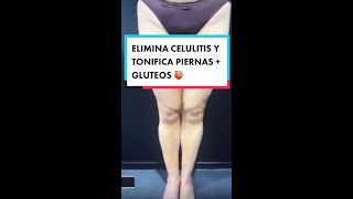 RUTINA DE EJERCICIOS PARA ELIMINAR CELULITIS Y AUMENTAR PIERNAS  GLUTEOS GRANDES EN CASA [upl. by Anuahs]