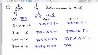 Upper and lower bounds calculations [upl. by Edny777]