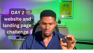 5 DAY Websites and landing page challenge DAY 2 Website and landing page structure [upl. by Chu]