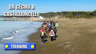 TREKKING  Da Cecina a Castiglioncello  di Sergio Colombini [upl. by Lahcsap]