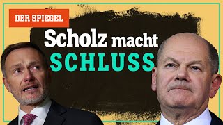 Scholz schmeißt Lindner und FDP raus Was auf das AmpelAus folgt – Shortcut  DER SPIEGEL [upl. by Koralie51]