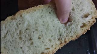 HOMEMADE ITALIAN BREAD quotPANE CAFONEquot [upl. by Dulcle]