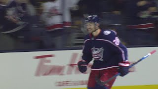 Panarin Bjorkstrand score in SO to lift Jackets [upl. by Letsyrk]