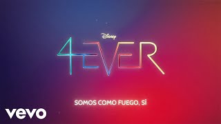 CNCO Elenco de 4Ever  Fuego De quot4Everquot I Disney I Lyric video [upl. by Tallulah910]