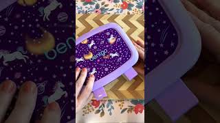 Bentgo UNICORNS Lunch Box Unboxing 💜 lunch asmr [upl. by Dent]