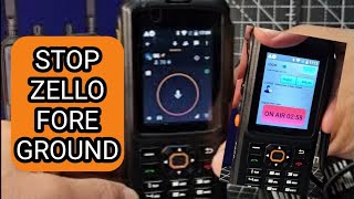 INRICO T320  STOP ZELLO COMING TO FOREGROUN [upl. by Kenneth554]