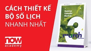 Cách thiết kế bộ số lịch nhanh nhất trong illustrator [upl. by Asteria]