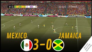 MEXICO vs JAMAICA 30 HIGHLIGHTS  Video Juego Simulación amp Recreación [upl. by Nylkaj]