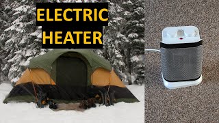 Electric heater for tent camping [upl. by Atirys]