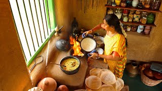 Appam  Made Traditionally  With Two Side Dishes Cooking In Village House  The Traditional Life [upl. by Christye]