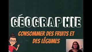 Géographie  CM1  Consommer des fruits et des légumes [upl. by Neyuq]