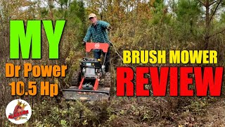 Best way to deal with Weeds and Brush Dr Power Brush Mower [upl. by Ainslee]