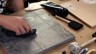 How to Make Fake Concrete Sidewalks for Dioramas [upl. by Mcmahon885]