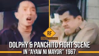 Dolphy amp Panchito Fight Scene in quotAyaw ni Mayorquot 1967  AI Colorized  Enhanced 4K [upl. by Strep]