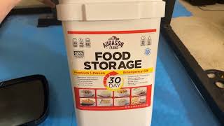 Augason Farms 30 Day 1 Person Emergency Food Supply Review [upl. by Swainson]