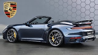 PORSCHE 911 992 CABRIO TURBO S ENGINE START INDEPTH WALK AROUND EXTERIOR INTERIOR  MRWHEELS [upl. by Netsrejk21]