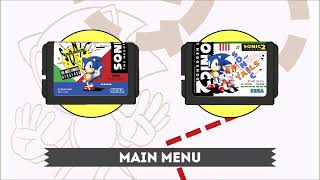 Main Menu  Sonic The Hedgehog 1 amp 2 Remastered [upl. by Nnahs631]