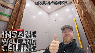 Insane Wall and Ceiling Product Trusscore at RRHQ 20 mindblown [upl. by Trstram]