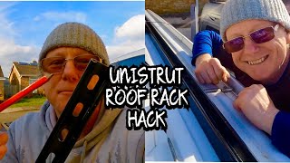 Unistrut Roof Rack Hack VW Sprinter Campervan conversion [upl. by Brownson]