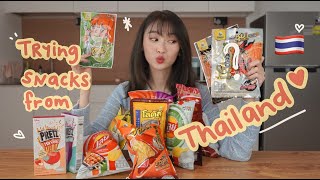 trying new snacks from THAILAND✈️🇹🇭❤️  SPEISHI [upl. by Divad]