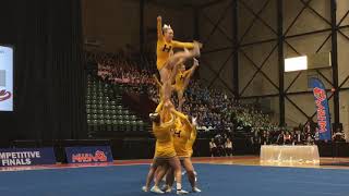 Hartland’s Round 3 at the 2019 MHSAA competitive cheer state finals [upl. by Anidam]