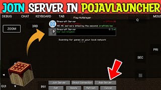 How To Join Any Server In Minecraft Pojavlauncher 🔥 Join Smp Server In Pojavlauncher [upl. by Ybrik]