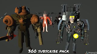 300 Subscriber special pack skibidi toilet [upl. by Nnyliram]