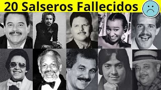 20 Salseros Fallecidos  Homenaje a Grandes de La Salsa  Enfermedades y Misterios [upl. by Ganley]