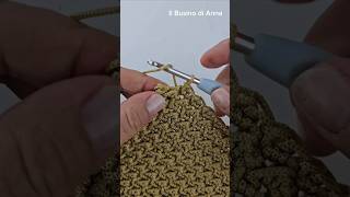 Due semplici punti per un effetto wow crochet knitting uncinettopattern handmade tutorial [upl. by Aubreir]