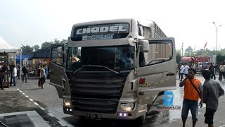 Hino 500 Lohan Konsep Scania Juga Ikut Kontes Modifikasi Truk Jogja [upl. by Ayokal]